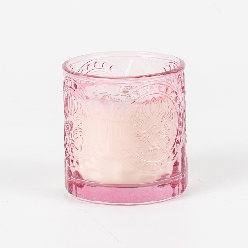 母の日の優雅なガラスボトルの香りのキャンドル - エコソイワックスキャンドルメーカー