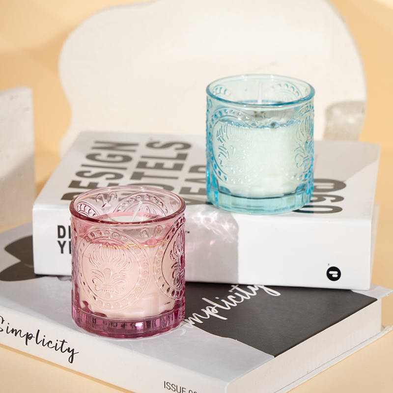 母の日の優雅なガラスボトルの香りのキャンドル - エコソイワックスキャンドルメーカー