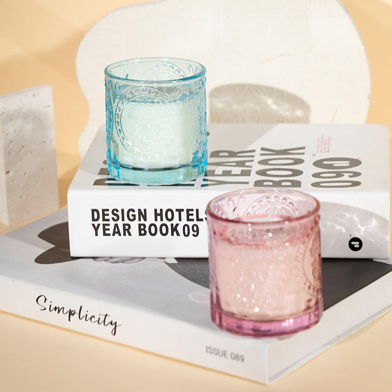 母の日の優雅なガラスボトルの香りのキャンドル - エコソイワックスキャンドルメーカー